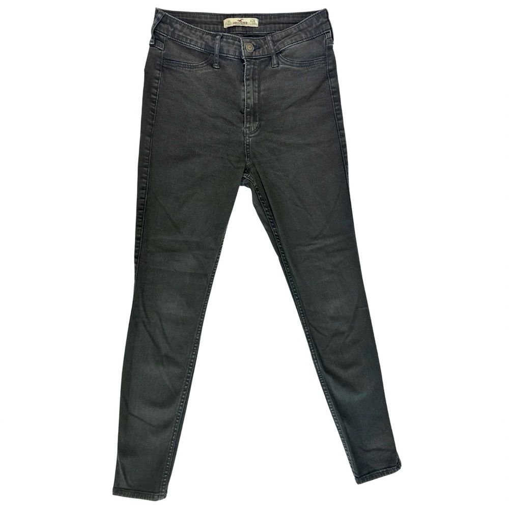 Hollister Women’s Black High-Waisted Skinny Jeans, Size 3S, W 26 L 27